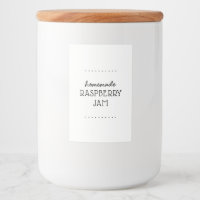 Minimal Script Cottage Food Label Set