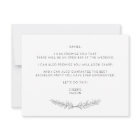 Minimal Script Groomsman Proposal Card with Photo