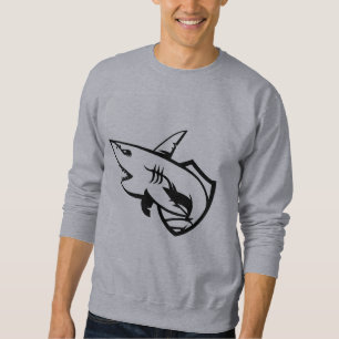 Minimal Shark Graphic Men's Sweatshirt