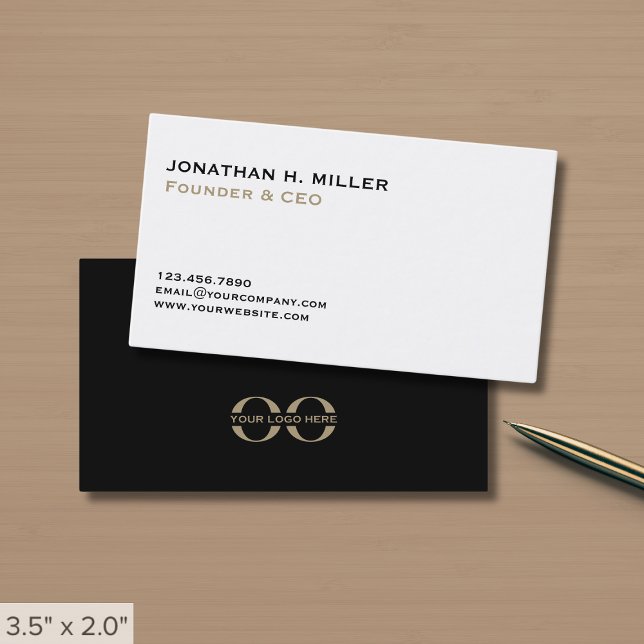 Minimal Simple Business Logo Business Card (Creator Uploaded)