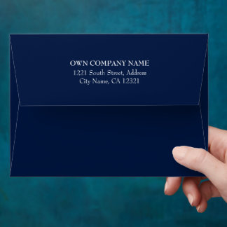 Minimal Simple Elegant  Return Addres Envelope