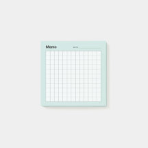 Minimal Simple Memo Grid