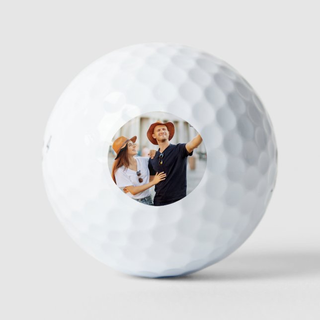 Minimal Simple Photo Golf Balls (Front)
