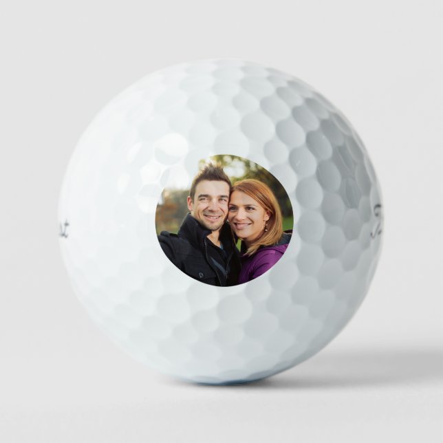 Minimal Simple Photo Golf Balls (Front)