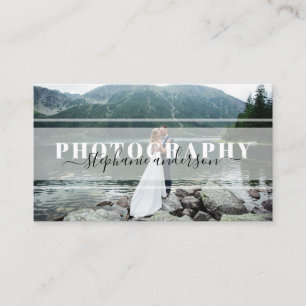 Minimal Simple Photography Business Card