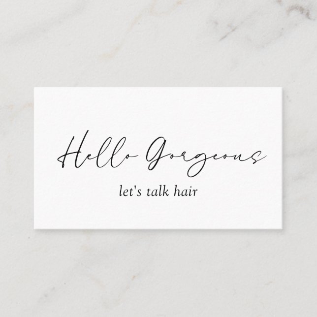 Minimal Simple QR Code Modern Elegant Business Card (Front)