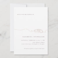Minimal Simple Wedding Rings | Blush Pink Wedding