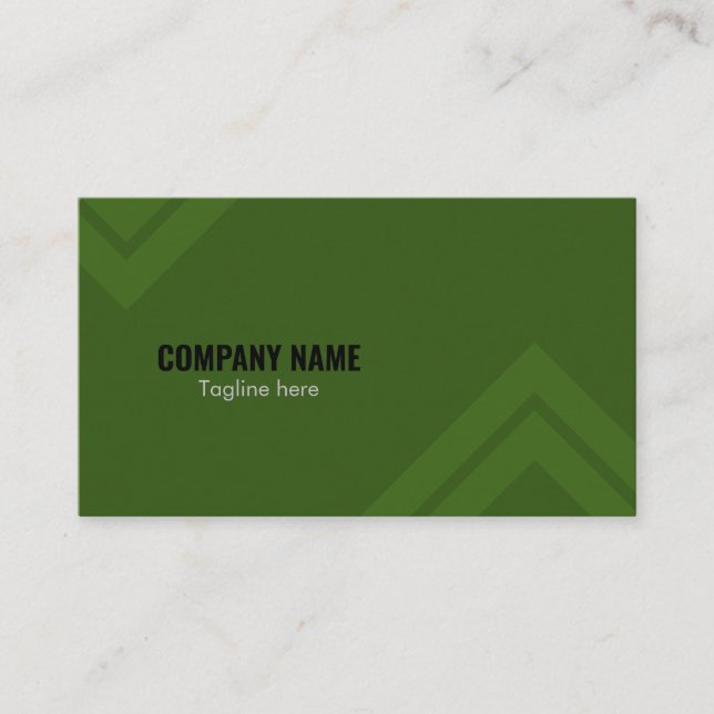 Minimal Sleek Colour and Square Shaped Lines Business Card (Front)