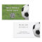 Minimal Soccer Ball Grass QR Code Football Coach
