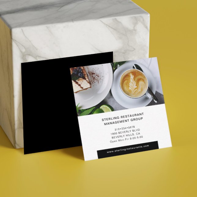 Minimal Square Professional Business Card (Creator Uploaded)