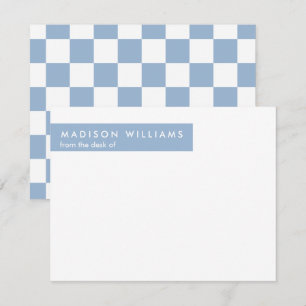 Minimal Square Stylish Trendy Modern Note Card