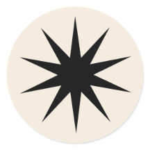 Minimal star sticker Poshmark seller supplies