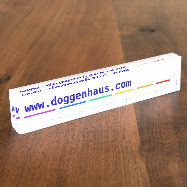 Minimal Statement Nameplate (Side)