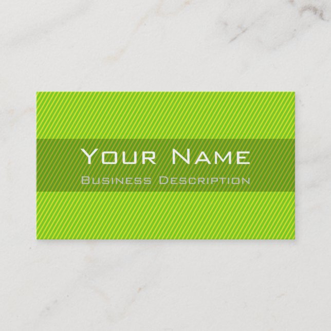 Minimal Stripes Business Card (Front)
