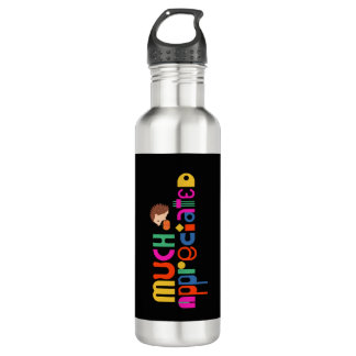 Minimal style colourful much appreciated  710 ml water bottle
