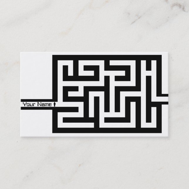Minimal Style Snappy Business Card (Front)