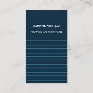 Minimal Stylish Trendy Modern Business Card
