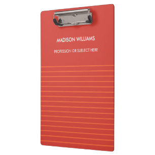 Minimal Stylish Trendy Modern  Clipboard