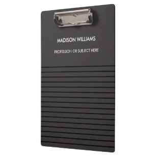 Minimal Stylish Trendy Modern Clipboard