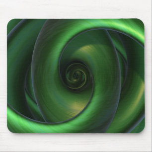 Minimal Surfaces (Green) Mouse Mat
