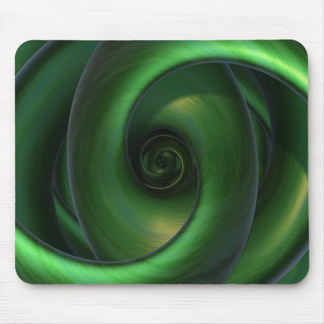Minimal Surfaces (Green) Mouse Mat (Front)