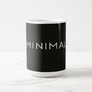 Minimal Text Design – Clean Aesthetic Typography Coffee Mug