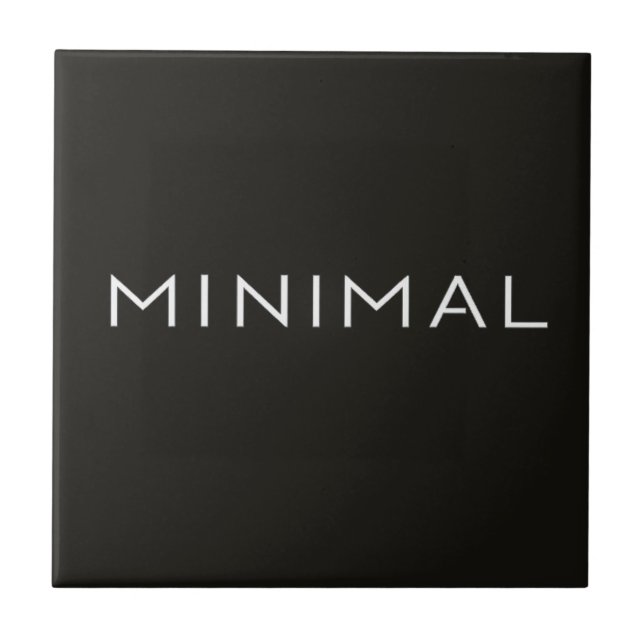 Minimal Text Design – Clean Aesthetic Typography Tile (Front)
