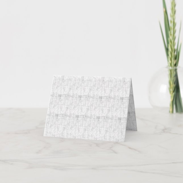 Minimal Thank You Cards Grey Texture Elegant Set (Front)