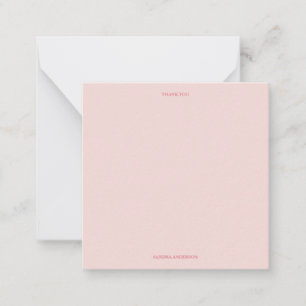 Minimal Thank You Note Card