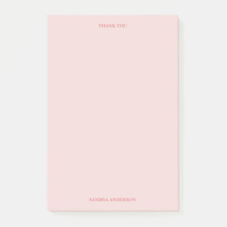 Minimal Thank You Post-it Notes