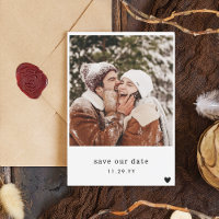 Minimal Typewriter Font Black Heart Photo