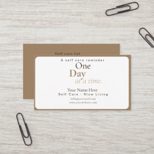 Minimal Typography Aesthetic Business Card