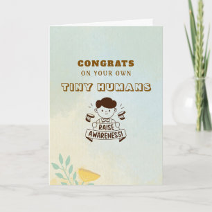 Minimal Typography	Aesthetic Greeting Card   raise
