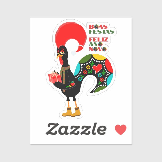 Minimal Typography Christmas Portuguese Greetings (Sheet)