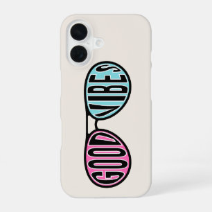 Minimal Typography Cute Phone Case good vibes