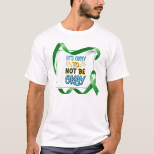 Minimal Typography Funny Mental Health T-Shirt