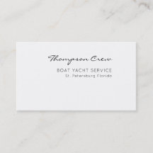 Minimal Typography Handwritten Crew Name. Nautical