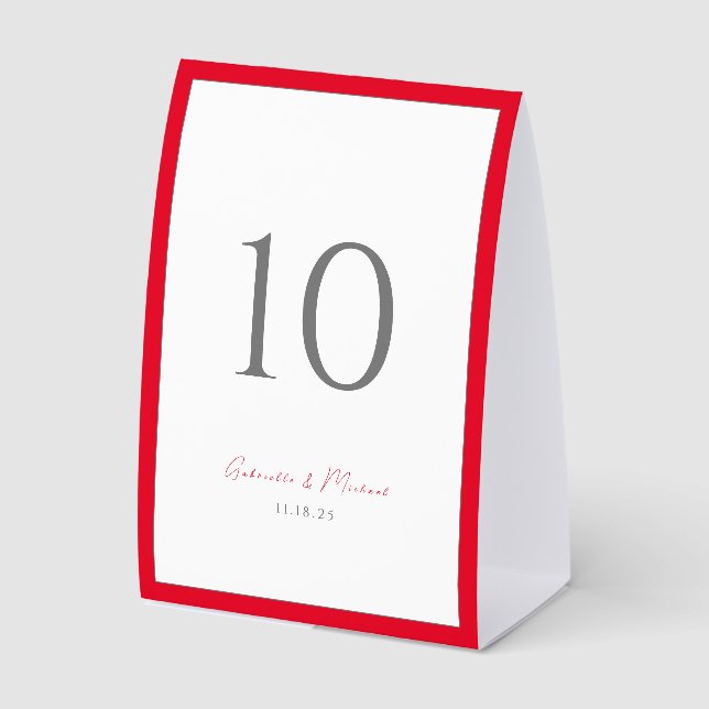 Minimal Typography Timeless Elegant Cherry Red  (Front)