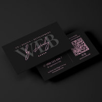 Minimal UI UX Web Designer Pink Black Developer