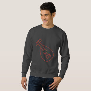 Minimal Ukulele Music Lover Sweatshirt