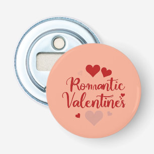 Minimal Valentine’s Day Love Typography Design R Bottle Opener