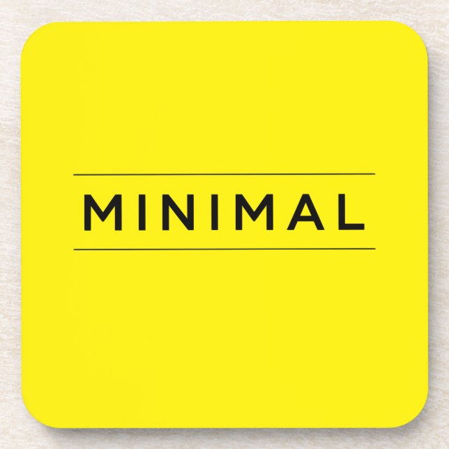 Minimal Vibes Coaster (Front)