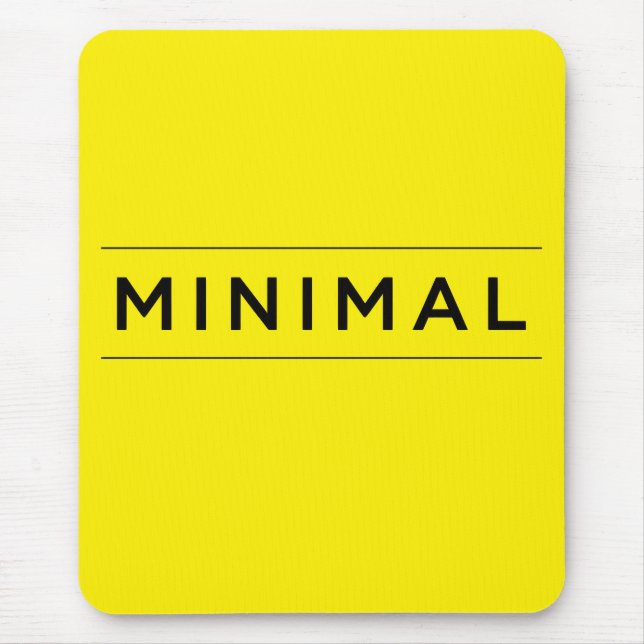 Minimal Vibes Mouse Mat (Front)
