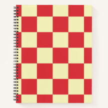 Minimal Vintage Chequered Red and Cream