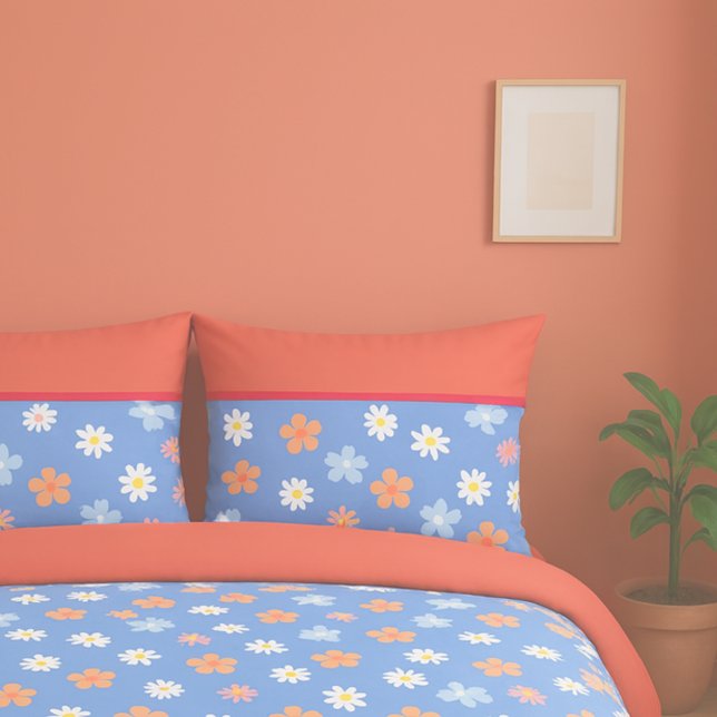 minimal watercolor flower pattern pillowcase (Creator Uploaded)