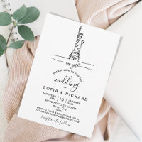 Minimal Wedding Destination NYC NEW YORK  LIBERTY
