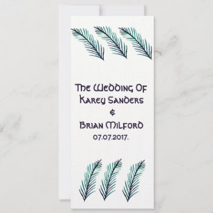 Minimal  Wedding Invitation