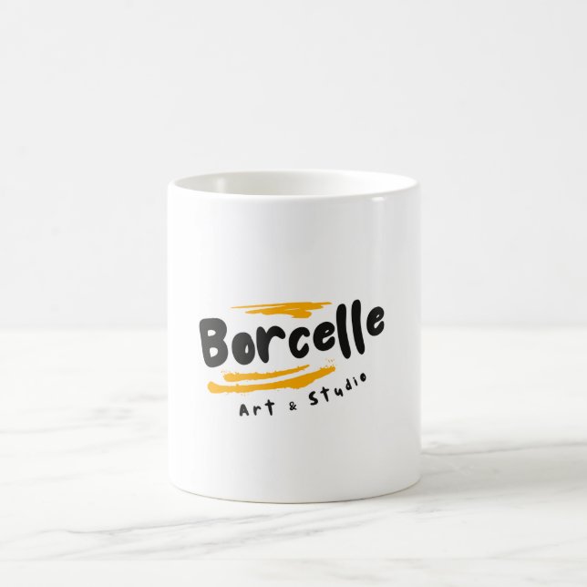 Minimal White Mug | Motivational Quote Cup (Center)