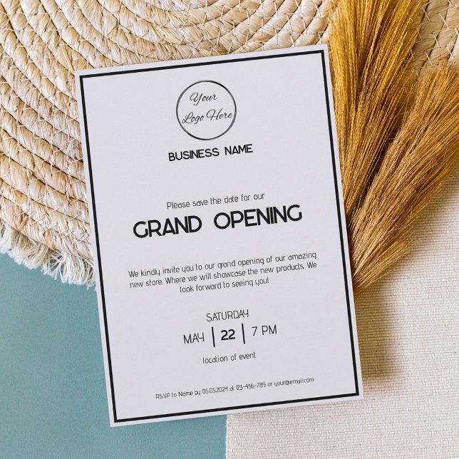 Minimal white versatile business event invitation (Creator Uploaded)