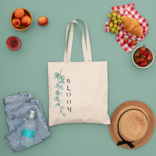 Minimal Wilf Flowers , Bloom  Tote Bag